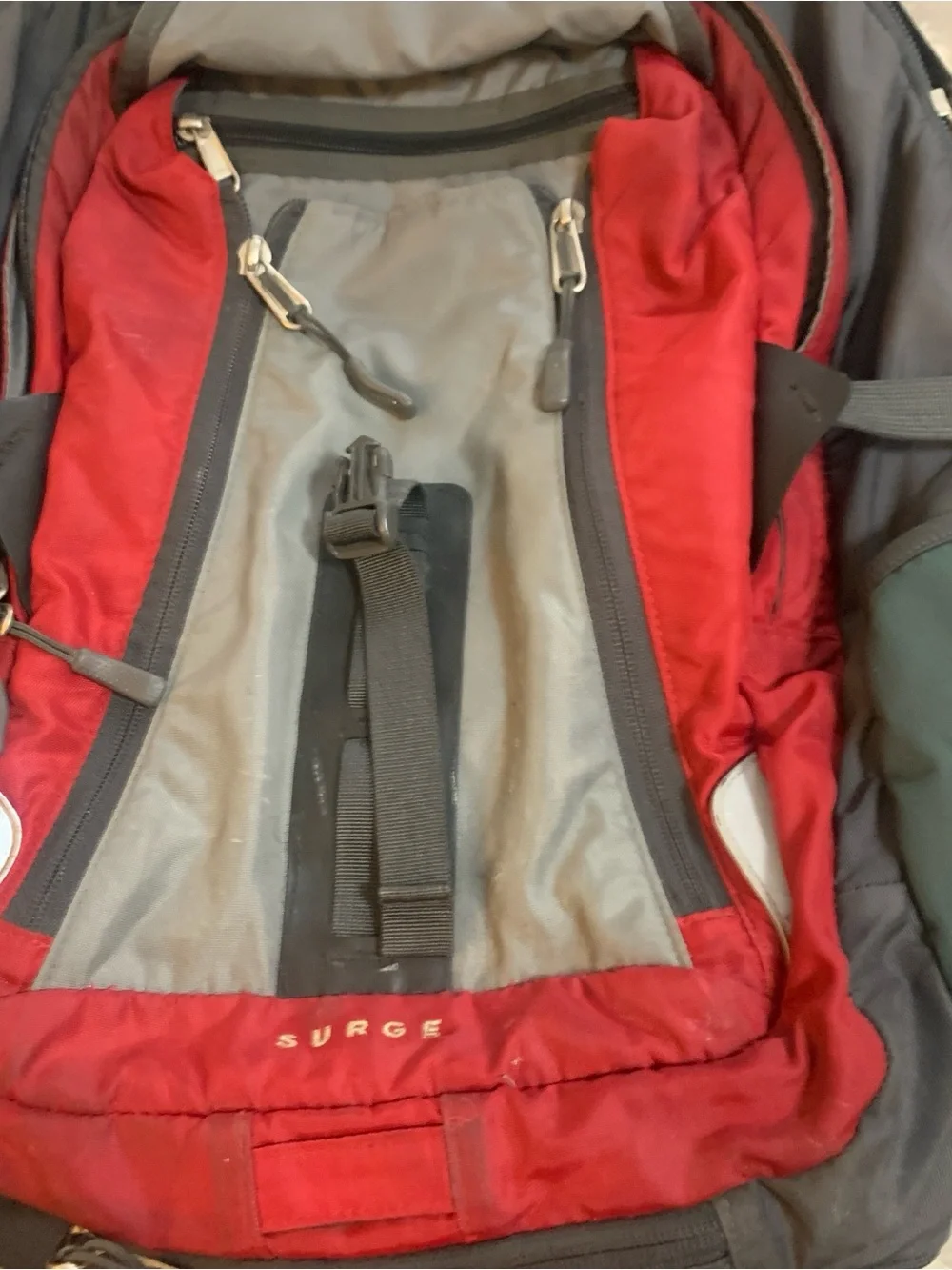 The North Face Surge Backpack Northface Bag School College Hiking Worn